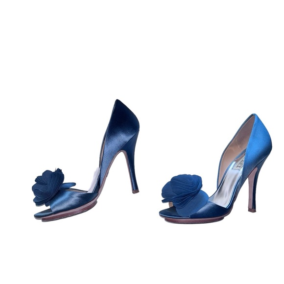 Badgley Mischka Randall Satin Heels - Picture 8 of 8